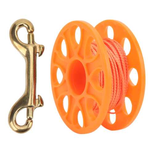 Carrete de buceo 59.0ft,7.8x7.8x3.2cm,naranja 1