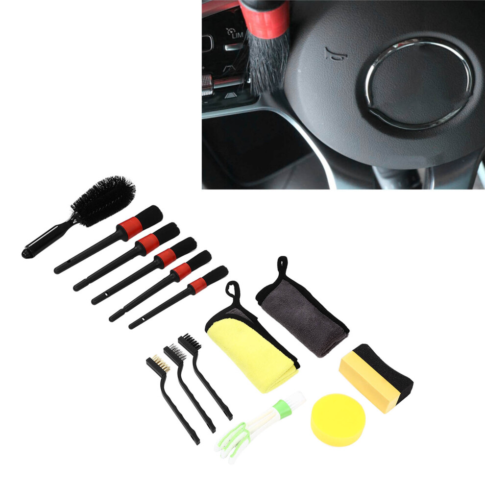 14Pcs Car Detailing Brush Set For Interior & Exterior Cleaning 7621375874619