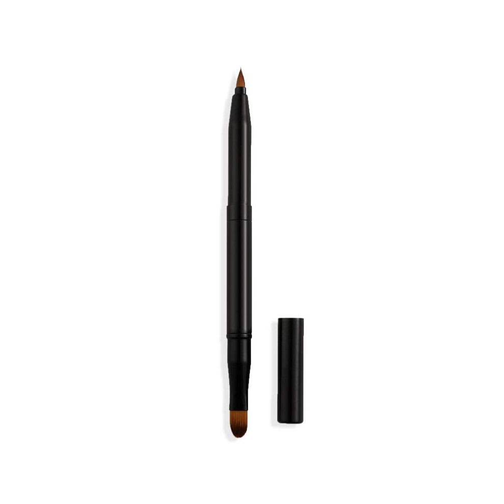 Retractable Lip Brushes For Women And Girls, Dual-ended Design With Synthetic Bristles, Lipstick Gloss Makeup Brush For Easy Storage And Widespread