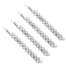 Presilha de cabelo elegante e brilhante, acessório para casamentos e festas com design durável e prático, item essencial para mulheres e meninas