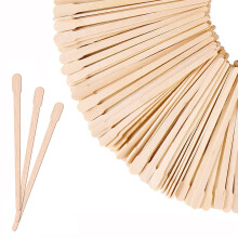 Smooth Surface Wax Sticks For Hair Removal, Birch Wood Material With Dual-sided Functionality For Versatile Waxing Solutions For Halloween Parties