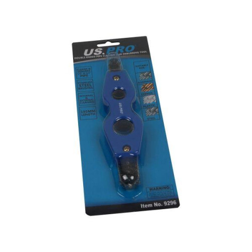 us pro US PRO Tools Double Ended Pipe Cleaner & Deburring Tool 1/2" & 3/4" 9296 2