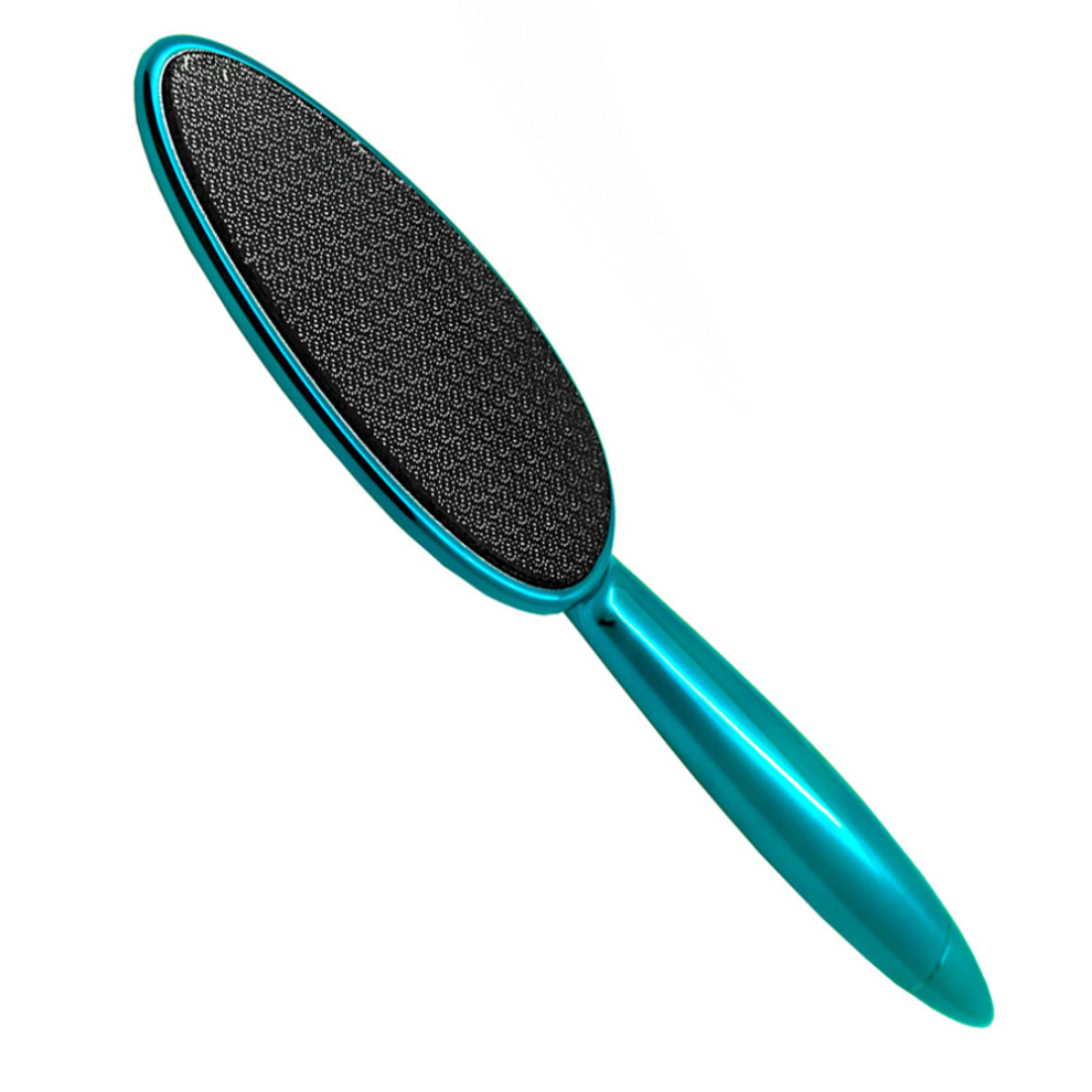 Dual Action Foot Smoother, Safety Glass Foot File for Removing Dead Skin, Corns, and Calluses, 3D Design for Thorough Foot Care, Includes Heel Callus