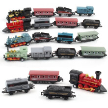 Simulation Retro Steam Train Toy Kit, Realistic Steam Train Model Toy for Boys and Girls