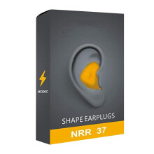 Versatile Noise Cancelling Ear Plugs, Hypoallergenic Silicone Earmuffs for Sleeping, Travel, Library Use and Waterproof Protection in Noisy