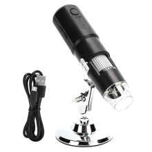 HD Inspection Camera, Digital Microscope, 1000X Zoom Magnification, High Definition, Built-in LEDs, Portable Mini Pocket, Rechargeable, for Beauty,