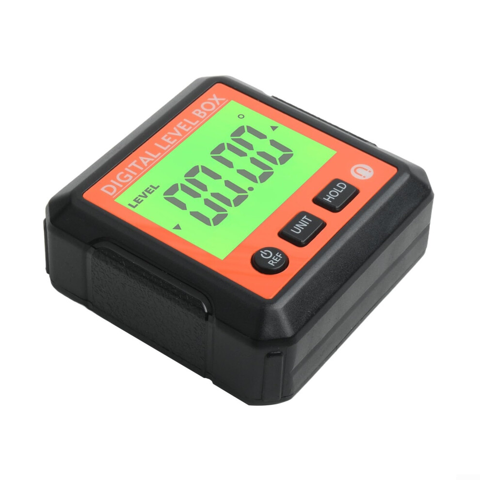 Digital Display Electronic Protractor Magnetic Incline Meter 0.05 Degree Resolution Angle Finder Abs Plastic 9199774598125