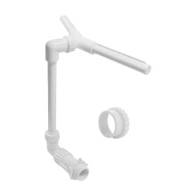 Pool Fountain with Double Head 360 Adjustable Spray, TShaped Adapter for Backyard Swimming Pools