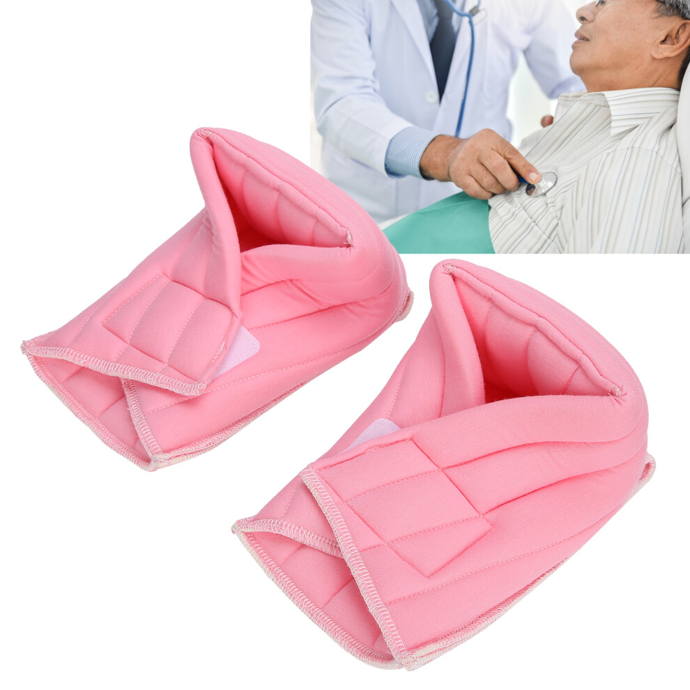 Pink Adjustable Foot Ankle Support Cover Pad For Elderly & Bedridden Patients