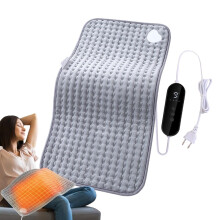 Extra hot heating pad, 12 x 24 inch soft back warmer, 9level adjustable electric lumbar heating pad