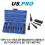 us pro US PRO Tools 15pc 1/4" Hex Dr Magnetic Impact Nut Driver & Bit Set Metric 7169 1
