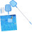 Pool Skimmer Net with Section Pole, Durable Mesh Leaf Rake for Efficient Swimming Pool Cleaning 2