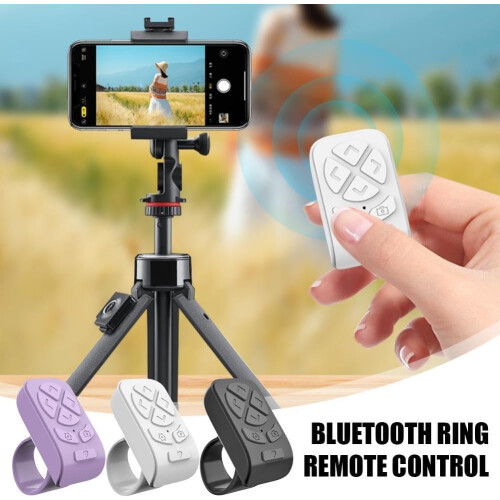 Bluetooth Remote Control with 15m Range and MultiDirectional Scrolling for Phone Selfie and Video 1