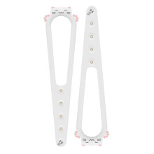 Cat Door Latch Adjustable Pet Door Stopper for CatOnly Access with 7Level Opening White