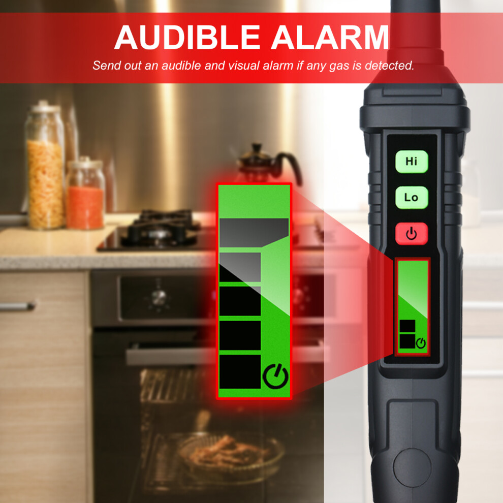 Habotest Portable Gas Leak Detector Alarm Combustible Gas Detector 4051379395187