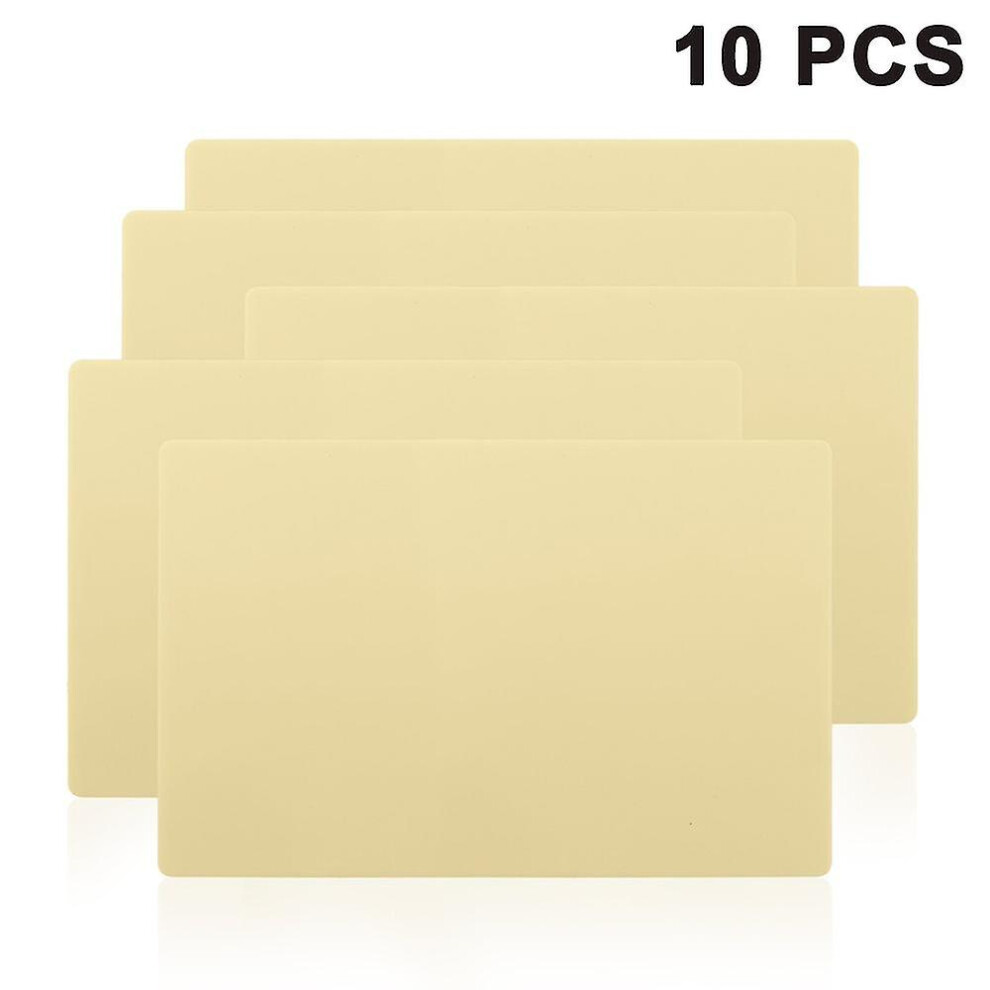 Beginner To Experienced Artists, 10pcs Synthetic Tattoo Practice Skin, Skin-like Quality Double Sided Pad For Microblading Eyebrow Practice, Easy To