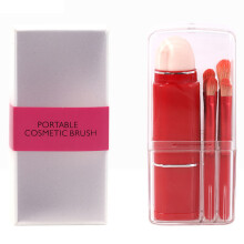 Mini-Puderpinsel zum Verblenden von Foundation, einziehbar für ein nahtloses Make-up-Ergebnis, hochwertige Synthetikfaser und ABS-Griff, ideal für