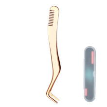 Innovatieve wimperpincet, hoogwaardige combinatie van roestvrij staal en vederlicht synthetisch materiaal voor perfecte wimperextensions, inclusief