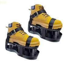 Lawn Aerator Shoes with Spikes for Effortless Lawn Aeration, Adjustable NonSlip Sole, Black Green