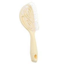 Perie glider cu tehnologie dublă de descurcare, mâner ergonomic pentru bărbați și femei, uleiuri marocane și de keratină care promovează