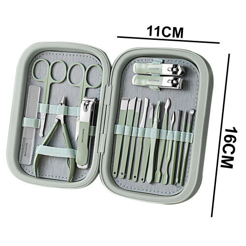 Κιτ μανικιούρ πεντικιούρ, ψαλίδι νυχιών από ανοξείδωτο ατσάλι για άνδρες και 1