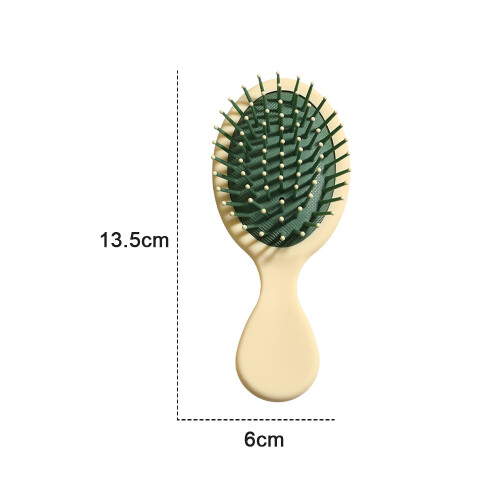 Detangling Buddy για ευαίσθητο τριχωτό της κεφαλής, Μίνι βούρτσα με καθρέφτη για 1