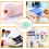 Creative Palette Hub, Φιλική προς το Περιβάλλον Παλέτα Νυχιών από Ρητίνη, Λεία Υφή για 6