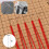 Macrame Board with Pins, 12x16In Portable Double Side Macrame Project Board with Grids,Reusable Macrame Board 3