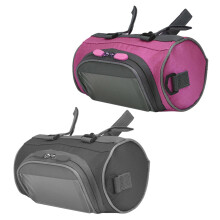 2 Pcs Outdoor Bicycle Handlebar Bag 5L Waterproof Bag Road Bike Front Tube Handlebar Bag, Black &