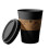 Trash Can Swing  Trash Bin Coffee Cup Shape, Large Capacity, Quiet Operation, Black 5