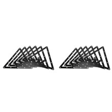 12PCS Magic Rack Holder Sheet Billiards Triangle Cue Accessories for Magic Rack 8, 9, and 10