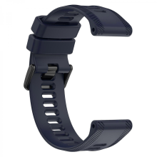 (Dark Blue) Cinturino in silicone twill per orologio Garmin Forerunner 955