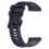(Dark Blue) Garmin Forerunner 955 Silicone Twill Watch Band 1