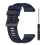 (Dark Blue) Garmin Forerunner 955 Silicone Twill Watch Band 4