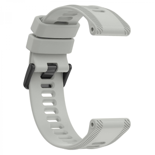 (Slate Grey) Garmin Forerunner 955 Silicone Twill Watch Band