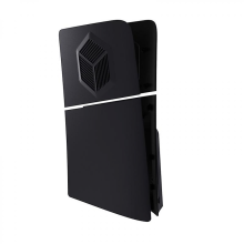 (Black) PS5 Slim Replacement Case Cover Skin Shell Accessories
