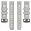 (Slate Grey) Garmin Forerunner 955 Silicone Twill Watch Band 3