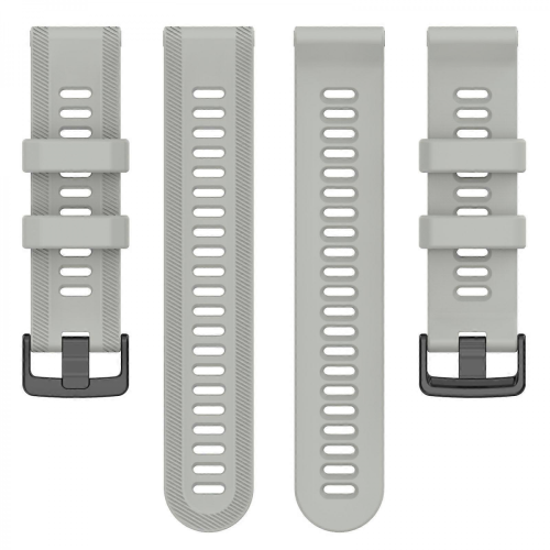 (Slate Grey) Garmin Forerunner 955 Silicone Twill Watch Band 2
