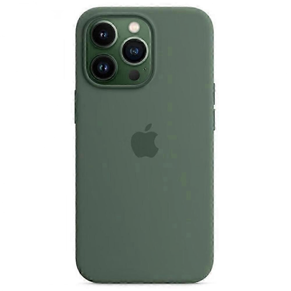(Midnight ) Iphone 13 Pro Magsafe Case With Liquid Silicone Cover & Popover Design Green 7057162867395