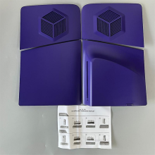 (Pruple) Custodia protettiva sostitutiva per PS5 Slim, accessori per cover e cover.