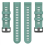 (Pine Green) Garmin Forerunner 955 Silicone Twill Watch Band 3