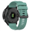 (Pine Green) Garmin Forerunner 955 Silicone Twill Watch Band 5