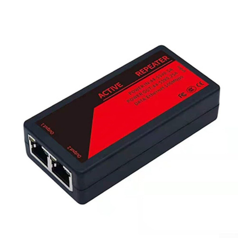 Poe Repeater Mini Dualport 100M Ethernet Extender For Network Performance And Compatibility 9187378865552