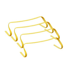 Agility Hurdles 4Piece Mini Hurdle Set for Football, Portable Speed Training, Detachable Agility Ladder, 23x43 cm