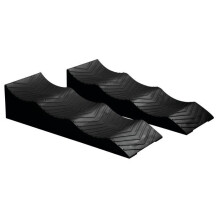 Wheel chocks for motorhome - OPTIMA - 3 levels 4 / 7 / 10 cm - 2500 Kg max per chock - Storage bag included - X2