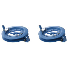 2X Bobina Rodamiento de Bolas de Plastico Azul para Cometa