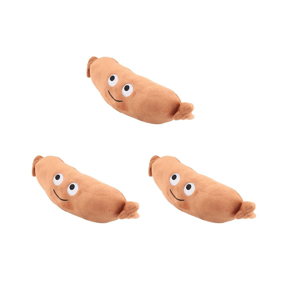 3Pc Stuffed Plush Sausage Toys 20Cm Stuffed Food Plush Dolls Pillow Gifts New Plush Pillows 6033846157519
