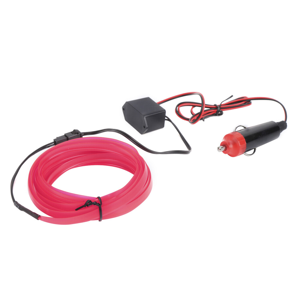 3M Car Interior Neon Led Strip - Dc12v, Universal Pink/Light 5071379400215