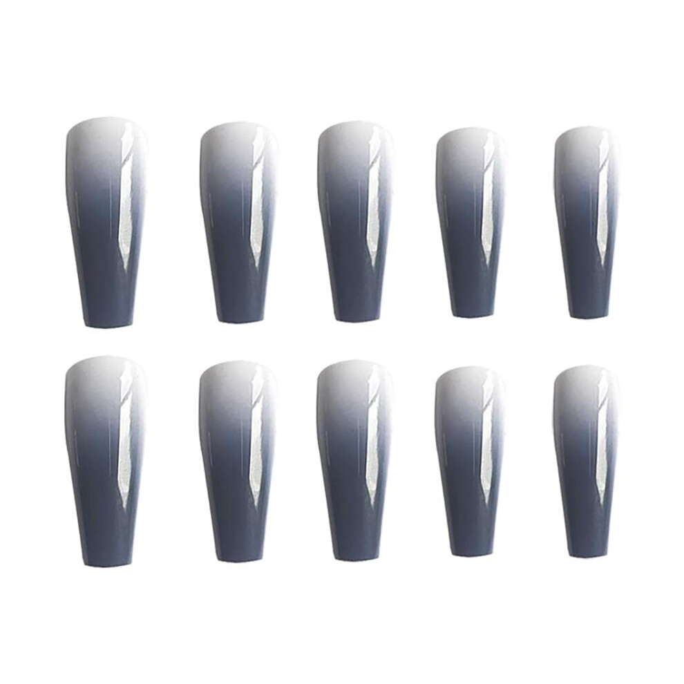 Press On Nails With Ballet Ballerina Style, Glossy Finish, False Nails, Easy Apply Remove, 24 Pcs Set, Various Sizes, Acrylic Material, Perfect Lengt