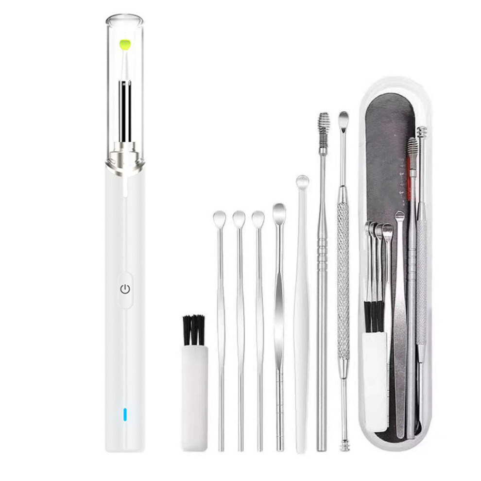 Ear Hygiene Innovation, 1296P FHD Camera for Clear Visibility, Adjustable LED Lights, Rechargeable Battery, Temperature Control for Optimal Comfort